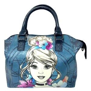 Retired Loungefly Disney Cinderella Watercolor Satchel Crossbody Bag Hot Topic